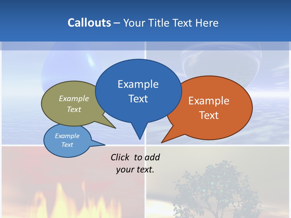 Fire Environment Wind PowerPoint Template