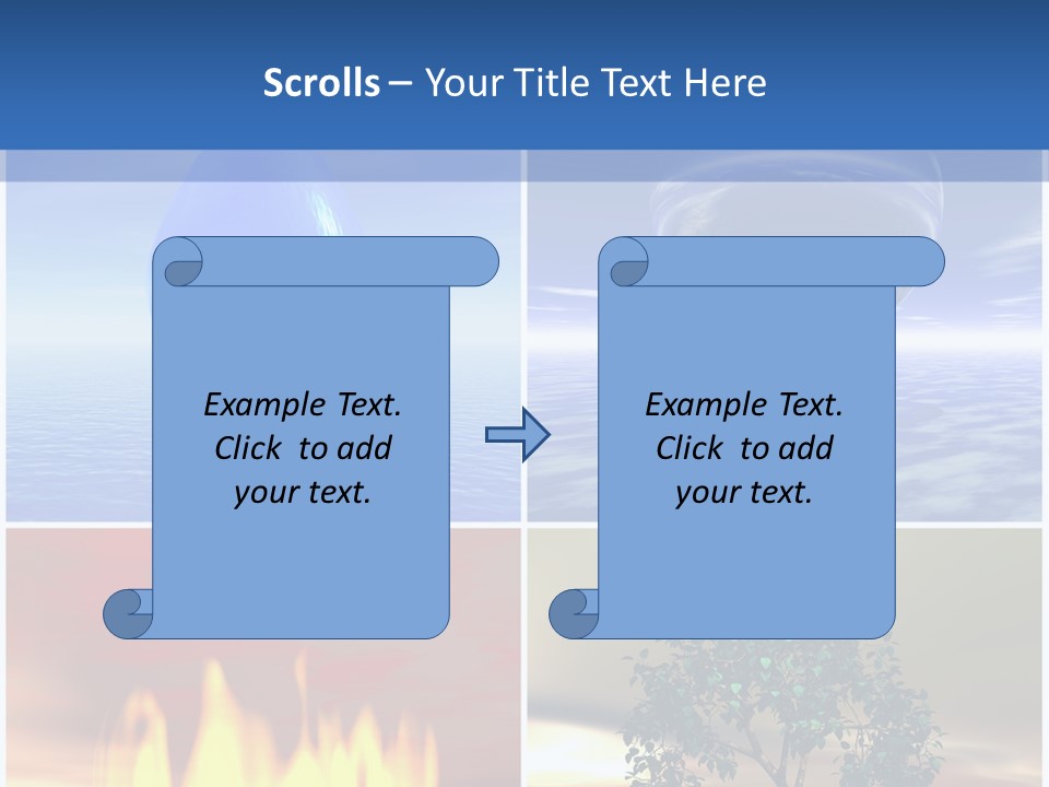 Fire Environment Wind PowerPoint Template