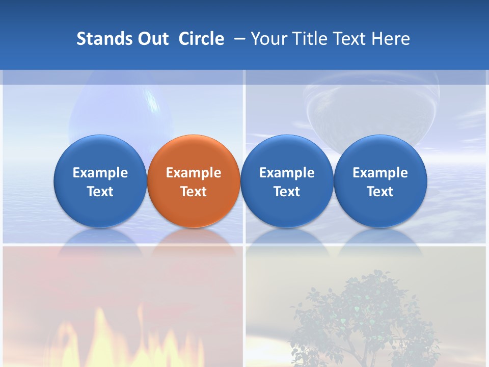 Fire Environment Wind PowerPoint Template