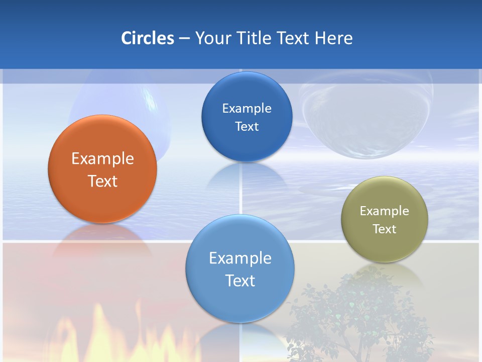 Fire Environment Wind PowerPoint Template