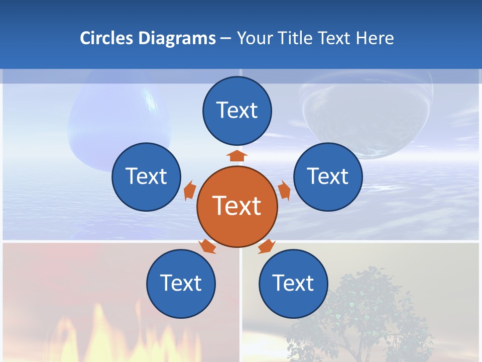 Fire Environment Wind PowerPoint Template