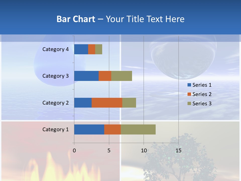 Fire Environment Wind PowerPoint Template