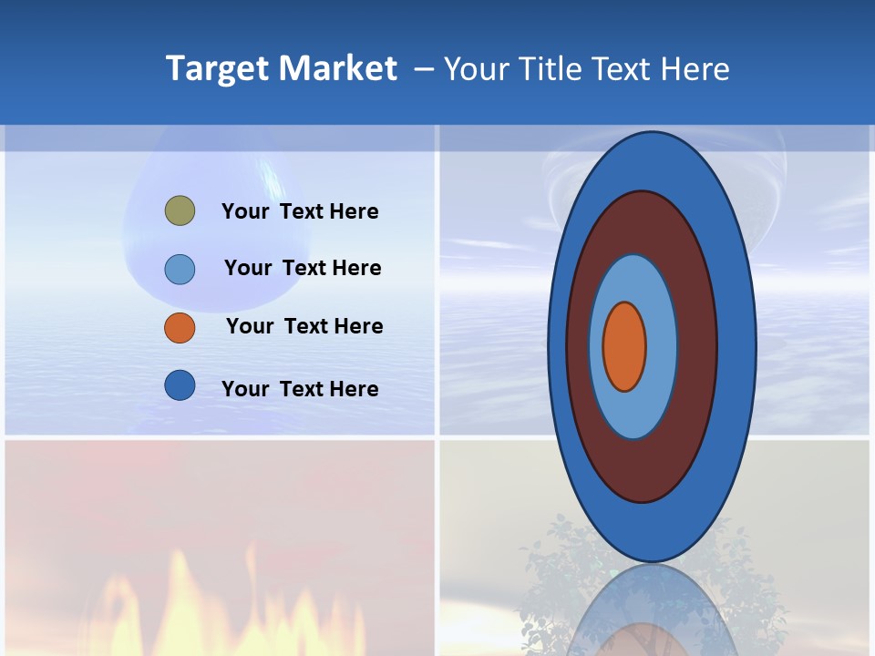 Fire Environment Wind PowerPoint Template