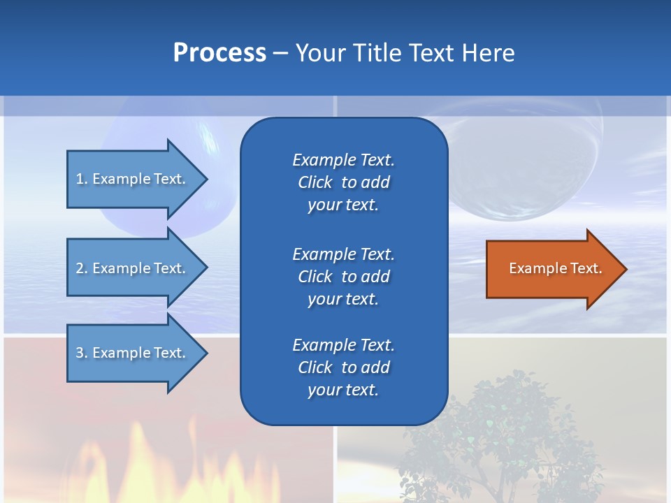 Fire Environment Wind PowerPoint Template