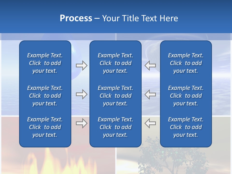 Fire Environment Wind PowerPoint Template