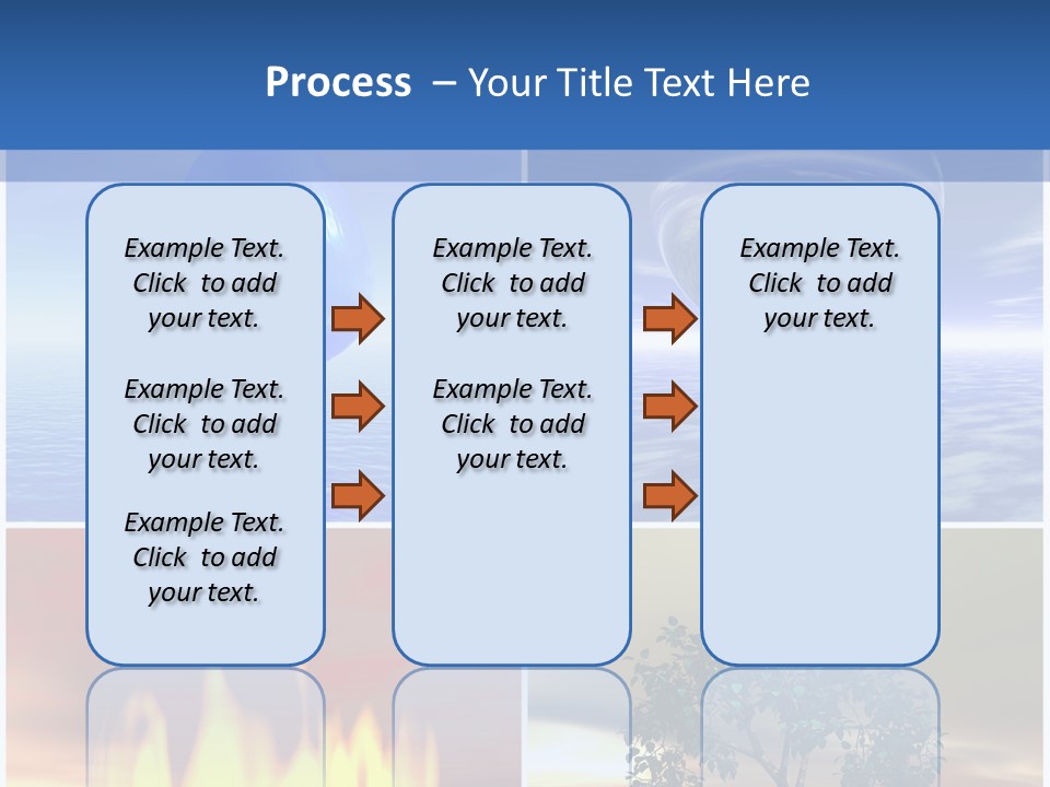 Fire Environment Wind PowerPoint Template