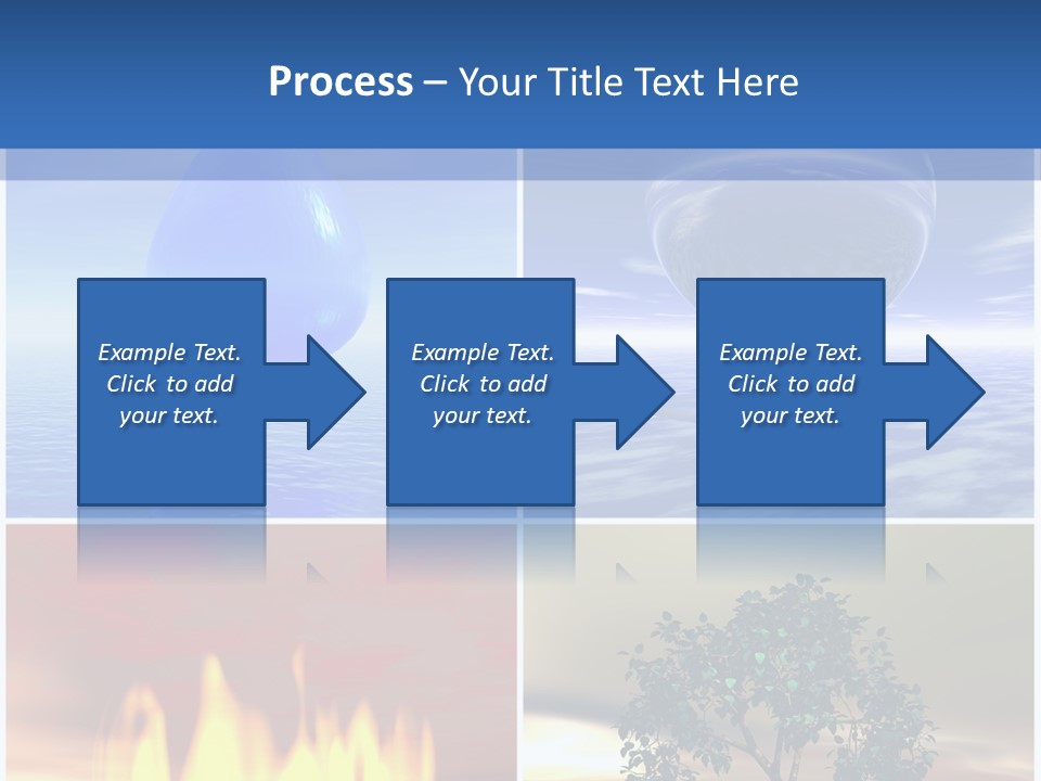 Fire Environment Wind PowerPoint Template