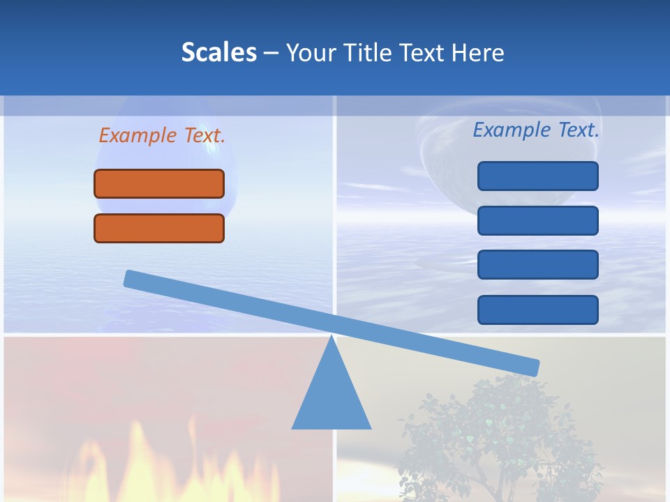 Fire Environment Wind PowerPoint Template