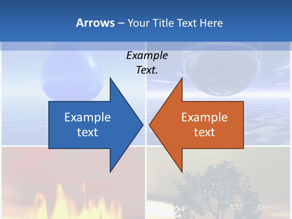 Fire Environment Wind PowerPoint Template
