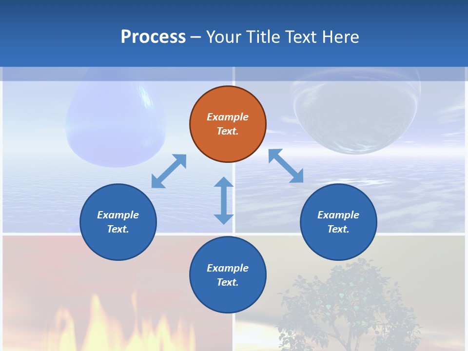 Fire Environment Wind PowerPoint Template