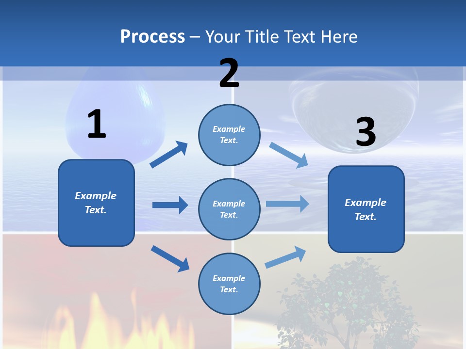 Fire Environment Wind PowerPoint Template