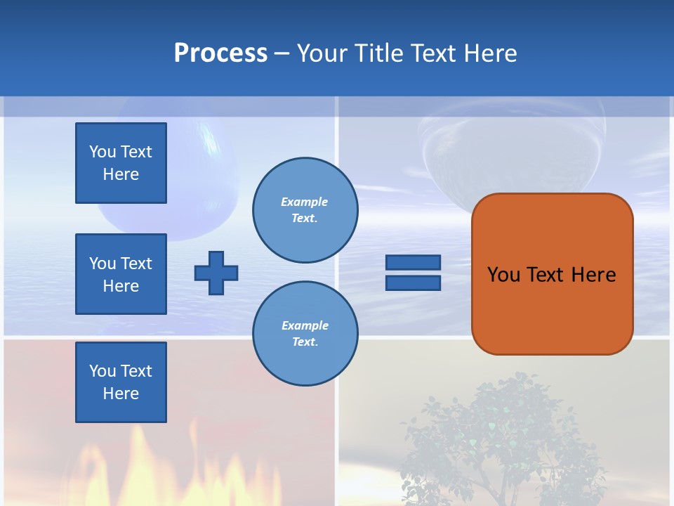 Fire Environment Wind PowerPoint Template