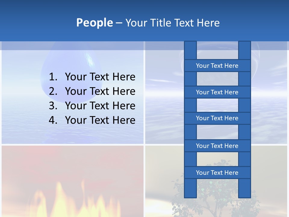 Fire Environment Wind PowerPoint Template
