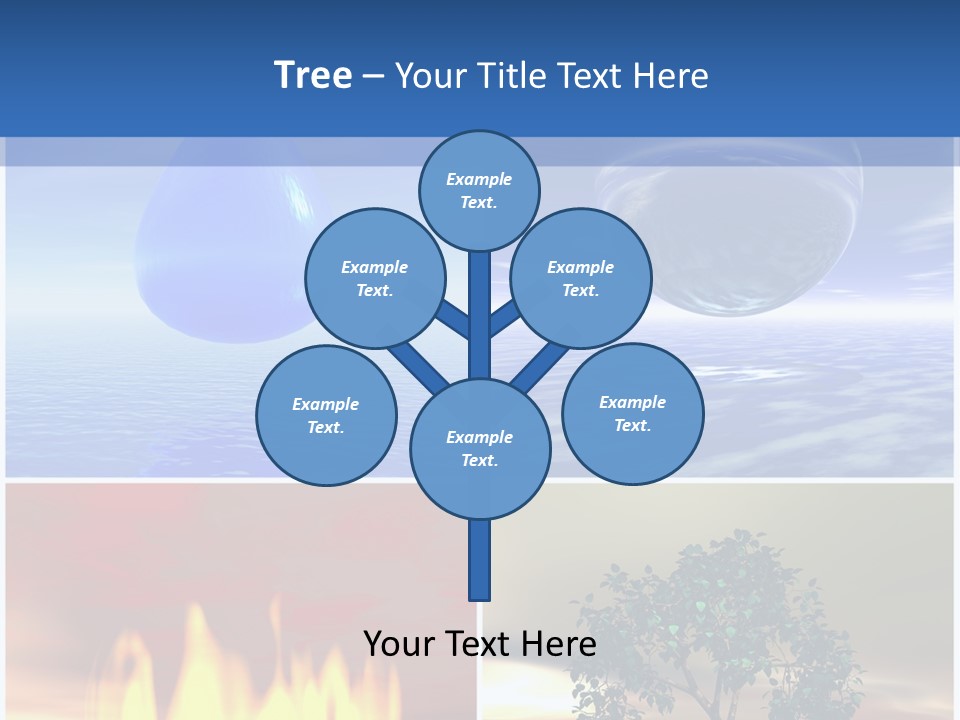 Fire Environment Wind PowerPoint Template