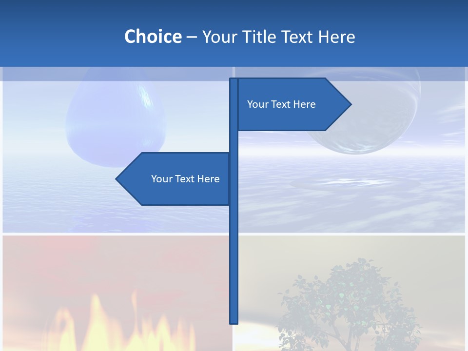 Fire Environment Wind PowerPoint Template