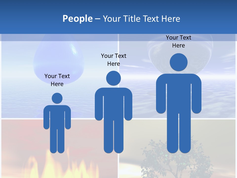 Fire Environment Wind PowerPoint Template