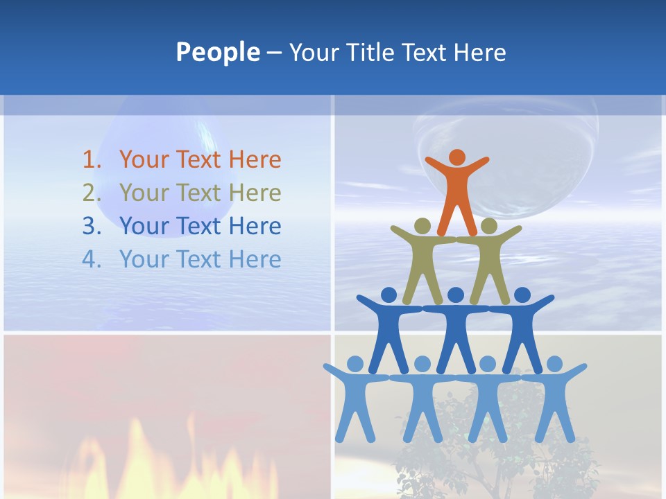 Fire Environment Wind PowerPoint Template