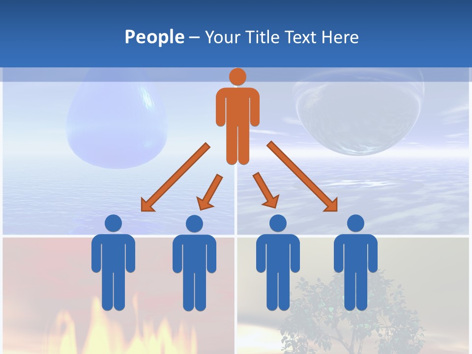 Fire Environment Wind PowerPoint Template