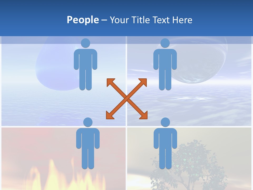 Fire Environment Wind PowerPoint Template