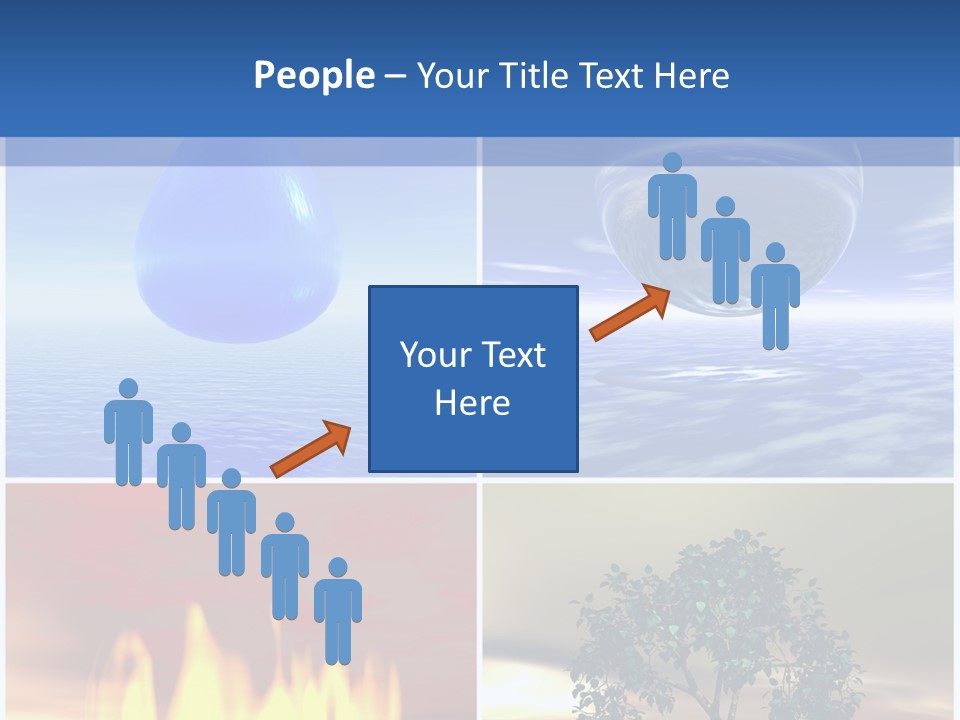 Fire Environment Wind PowerPoint Template
