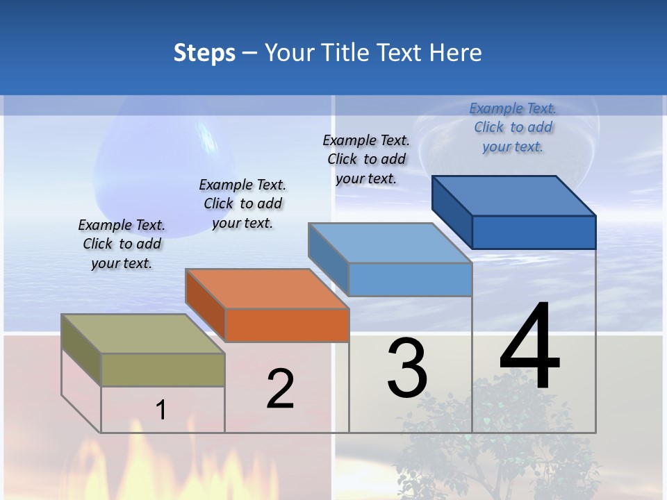 Fire Environment Wind PowerPoint Template