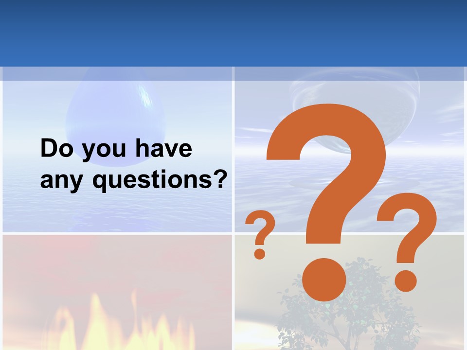 Fire Environment Wind PowerPoint Template