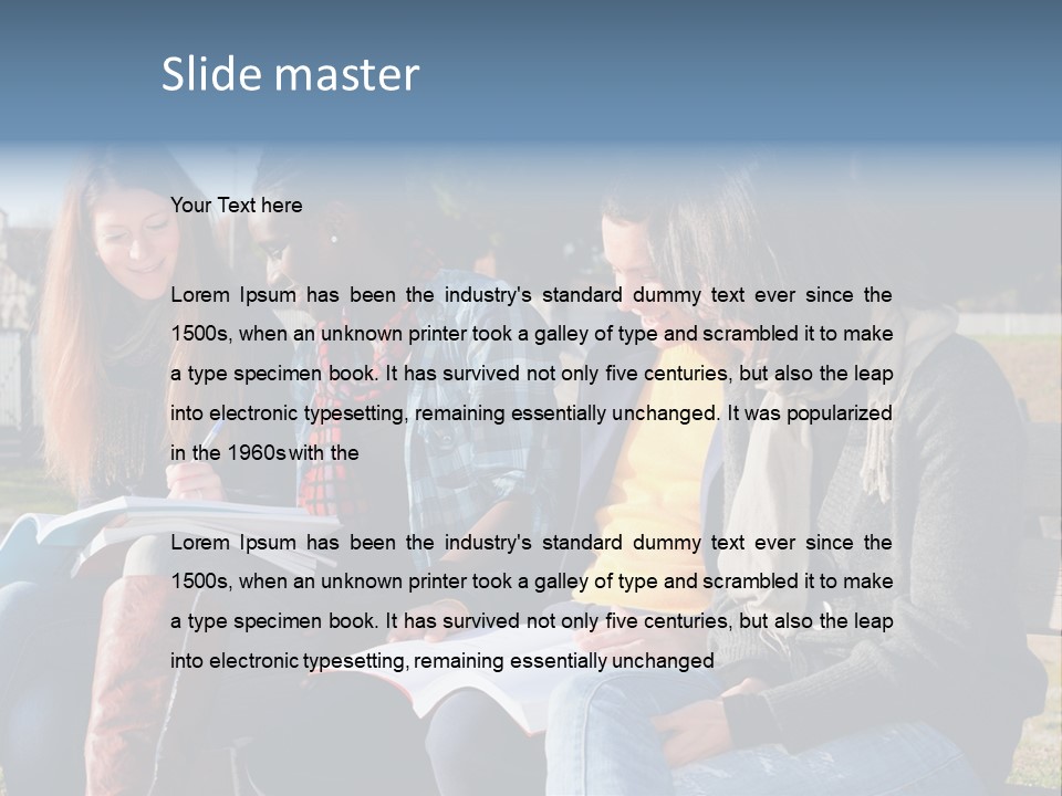 Walking Break American Culture PowerPoint Template