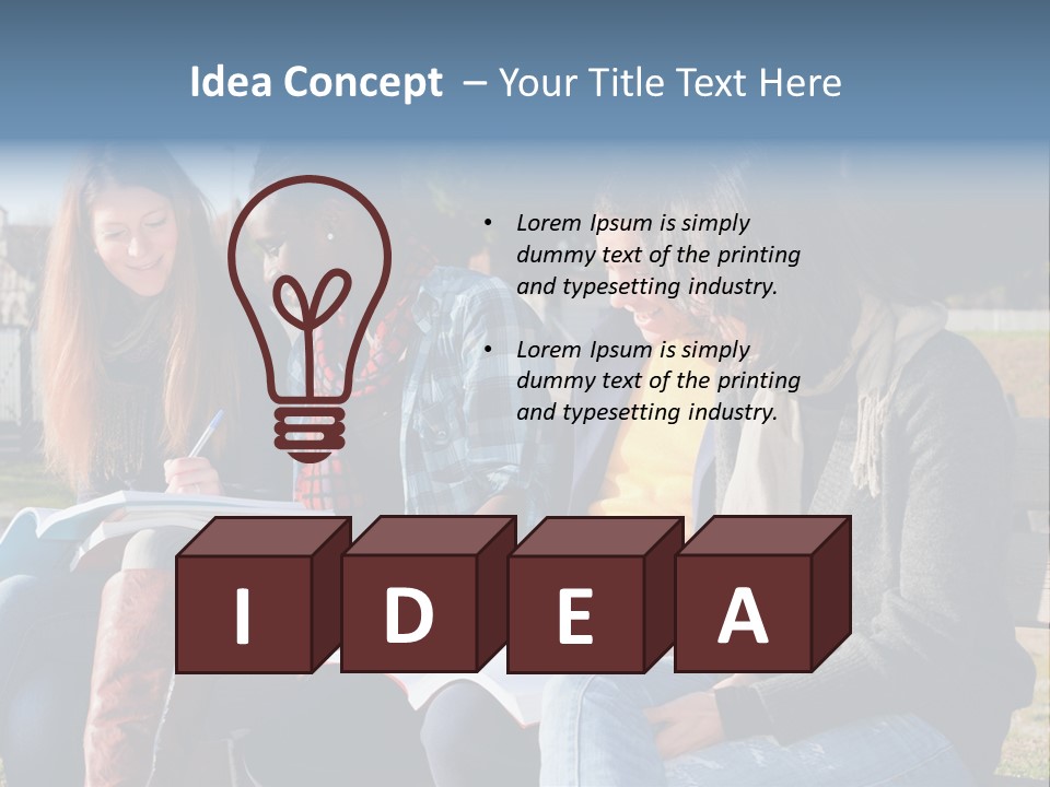 Walking Break American Culture PowerPoint Template