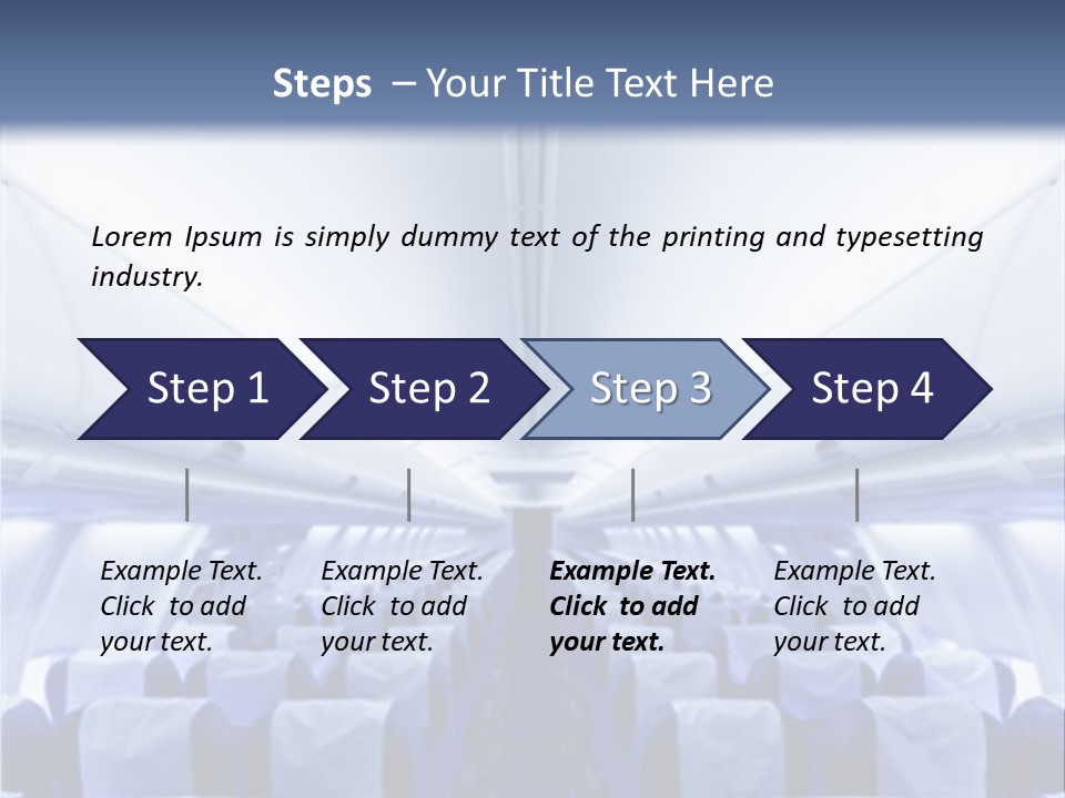 Sit Passenger Fly PowerPoint Template
