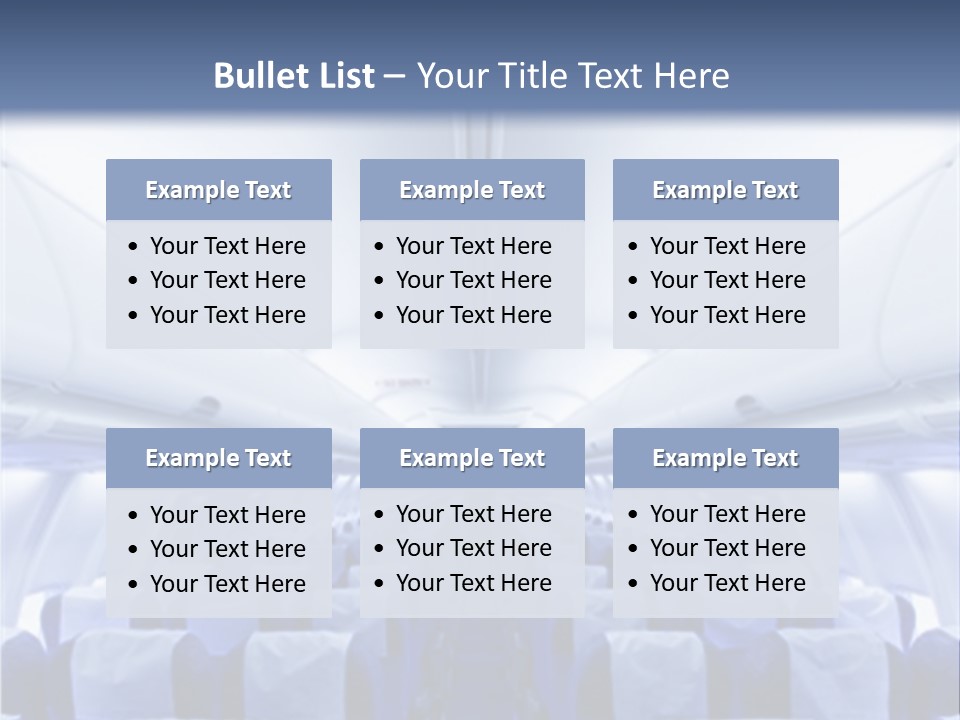 Sit Passenger Fly PowerPoint Template