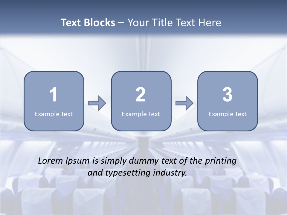 Sit Passenger Fly PowerPoint Template