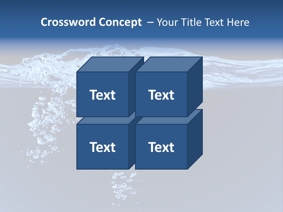 Shot Background Glass PowerPoint Template