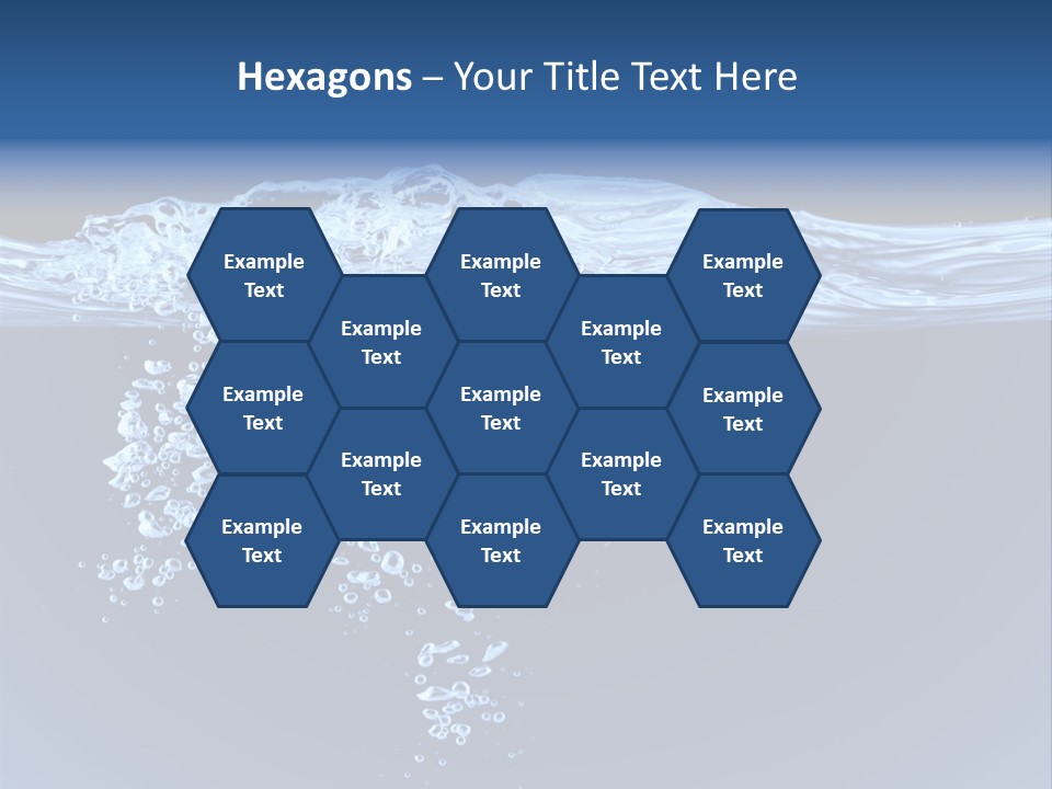 Shot Background Glass PowerPoint Template