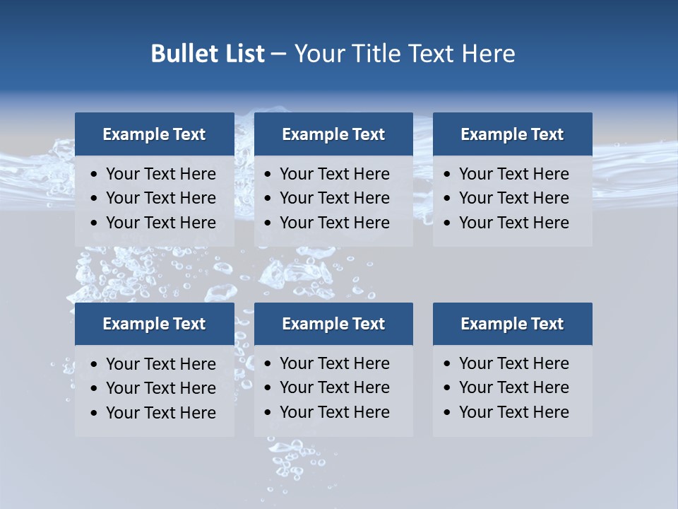 Shot Background Glass PowerPoint Template