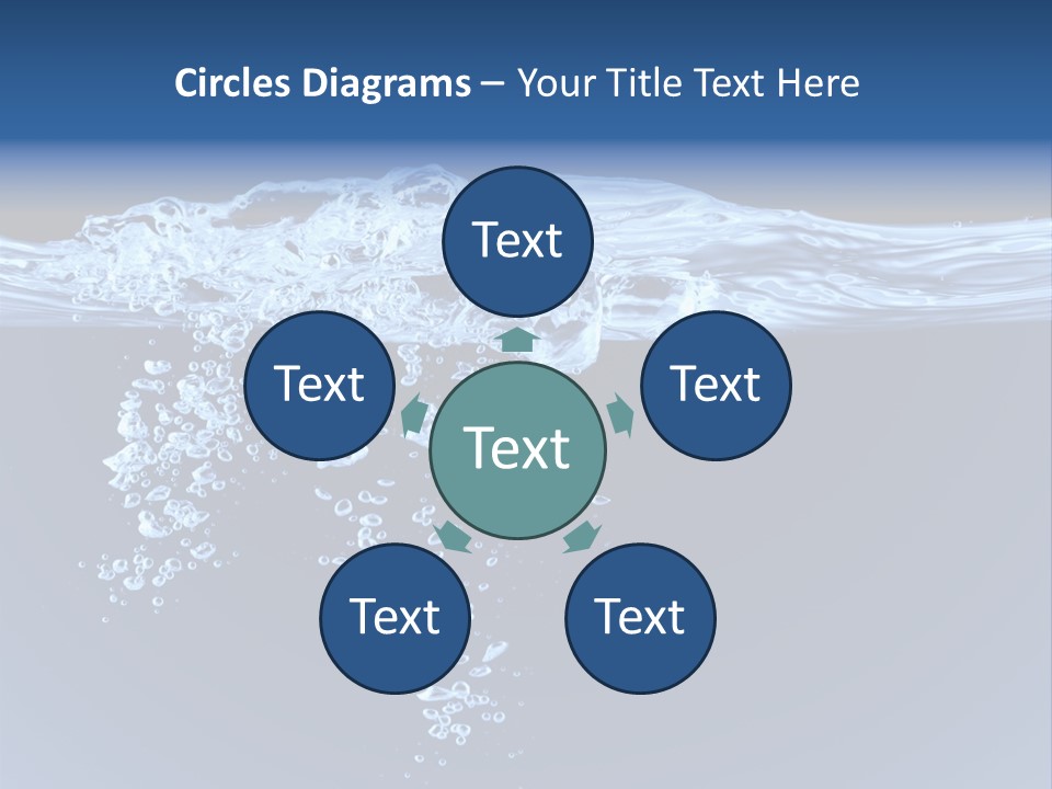 Shot Background Glass PowerPoint Template