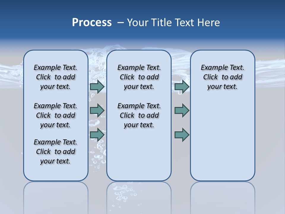 Shot Background Glass PowerPoint Template