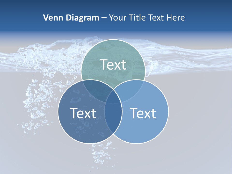 Shot Background Glass PowerPoint Template
