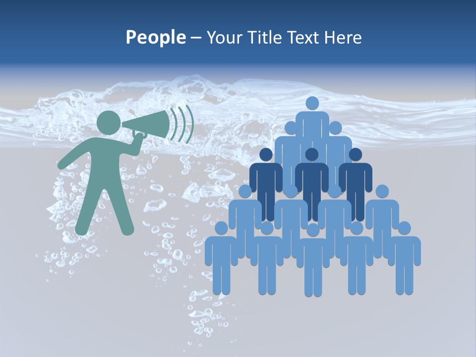 Shot Background Glass PowerPoint Template