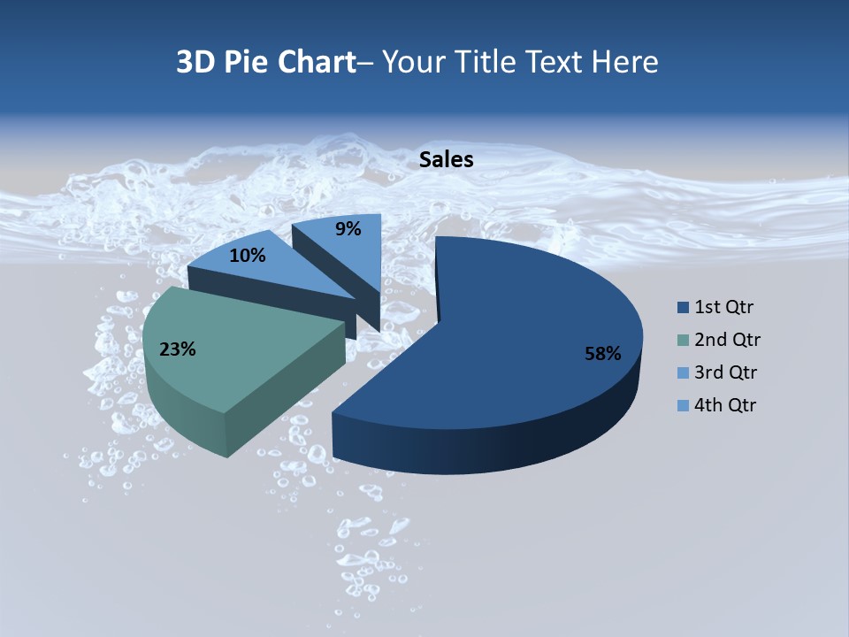Shot Background Glass PowerPoint Template