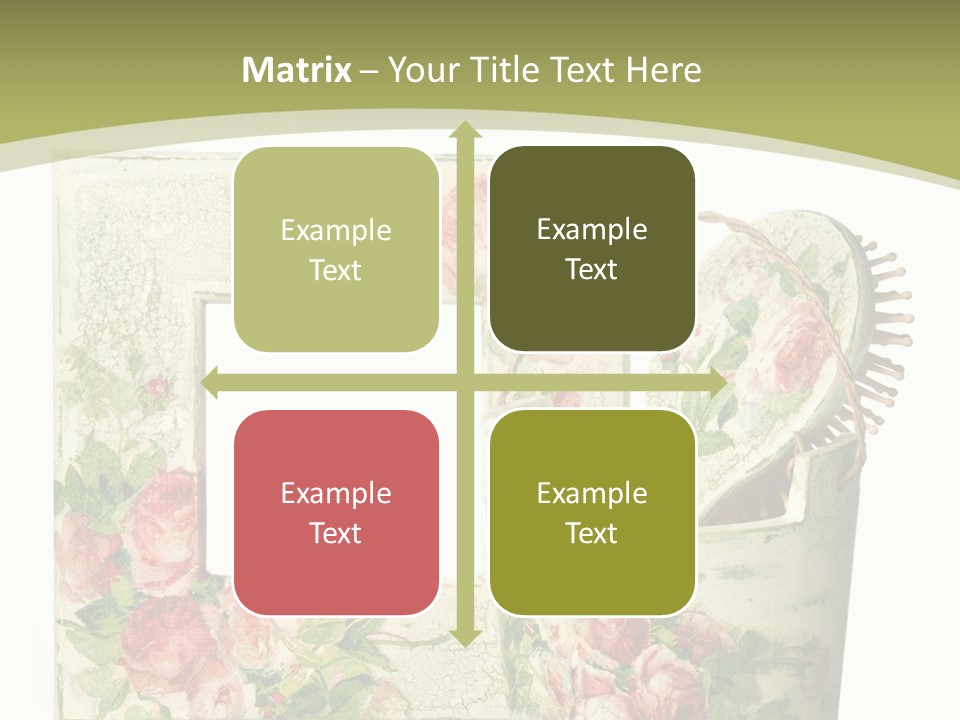 Inlay Craft Bottle PowerPoint Template