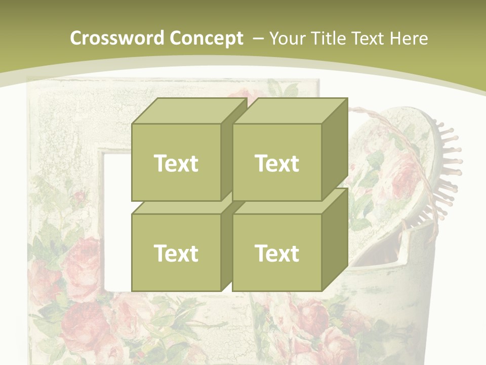 Inlay Craft Bottle PowerPoint Template