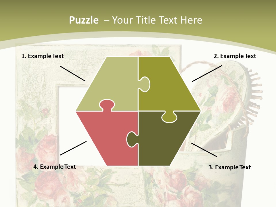 Inlay Craft Bottle PowerPoint Template