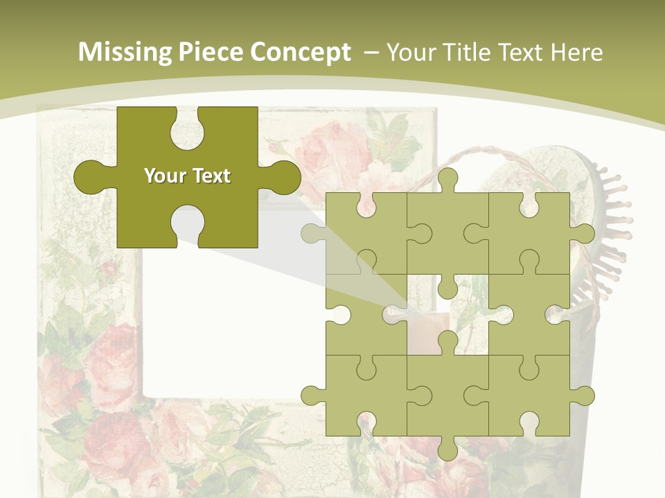 Inlay Craft Bottle PowerPoint Template