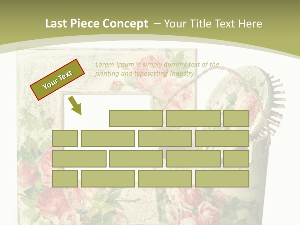 Inlay Craft Bottle PowerPoint Template