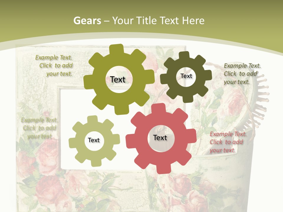 Inlay Craft Bottle PowerPoint Template