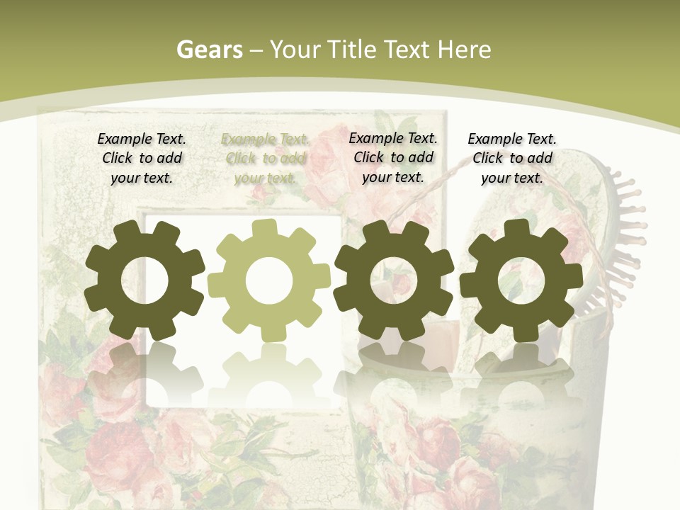 Inlay Craft Bottle PowerPoint Template