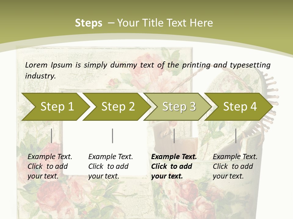 Inlay Craft Bottle PowerPoint Template