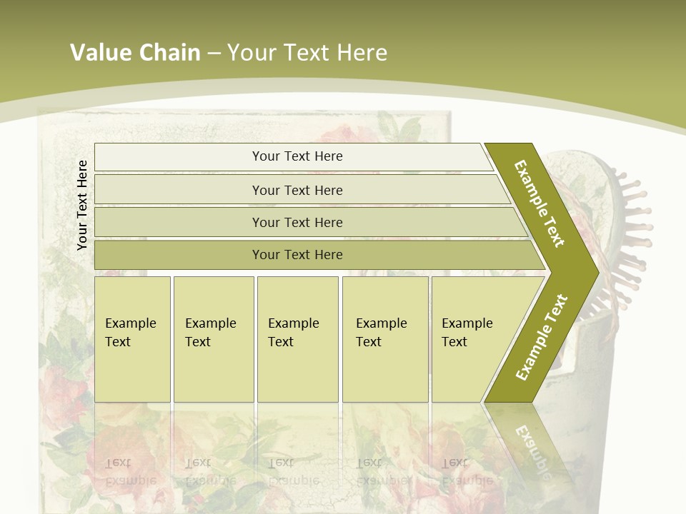 Inlay Craft Bottle PowerPoint Template
