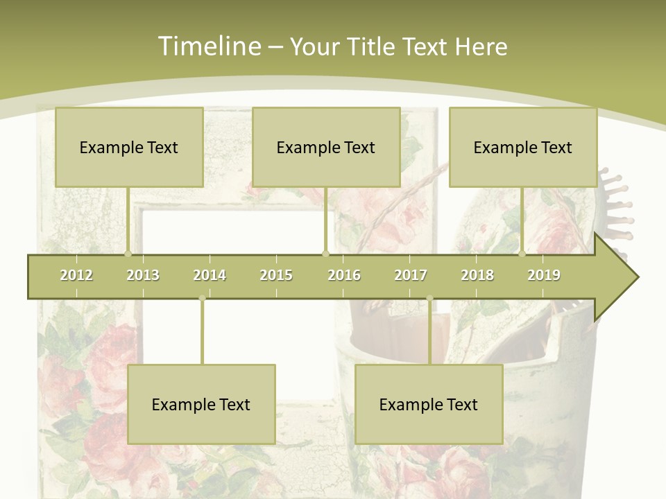 Inlay Craft Bottle PowerPoint Template