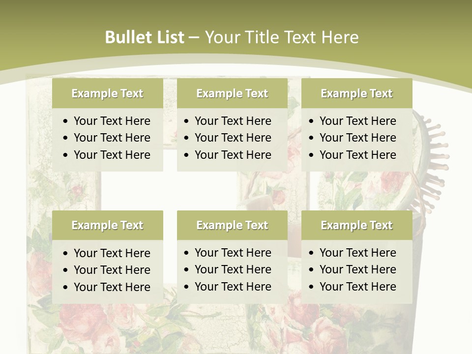 Inlay Craft Bottle PowerPoint Template